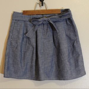 Pelted Denim Skirt Gap